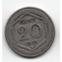 20 чентезимов 1919 Италия