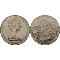 Новая зеландия 1 доллар 1970 гора Кука UNC