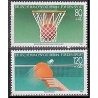 1985 Берлин Запад 732-733 Спорт - Баскетбол / Настольный теннис 4,80 евро