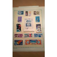 Коллекция марок Космос