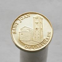 Монетовидный евро жетон 10  Specmen Sant joan de castellas