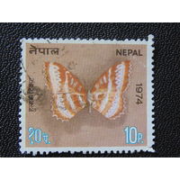 Непал 1974 г. Бабочки.