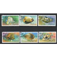 Экзотические рыбы Филиппины 1978 год серия из 6 марок