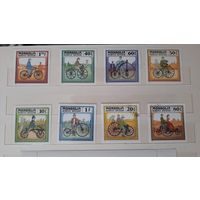 Монголия марки История велосипеда, транспорт техника ретро 1982
