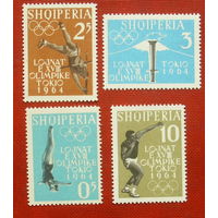 Албания. Спорт. ( 5 марок ) 1964 года. 8-8.