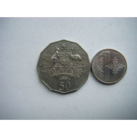 Австралия 50 центов 2001г.