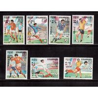 Камбоджа -1985,(Мих.632-638)  **  , Спорт, Футбол, ЧМ-1986