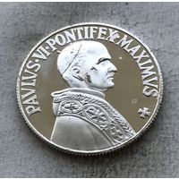 Настольная медаль Ватикан Папа Павел VI - с 1 руб. и без минималки!