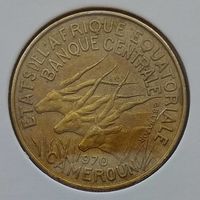 Камерун 25 франков 1970 г. В холдере