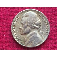 США 5 центов 1953 г.