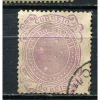 Бразилия - 1890/1894 - Южный Крест 100R - [Mi.88] - 1 марка. Гашеная.  (Лот 11EP)-T2P2