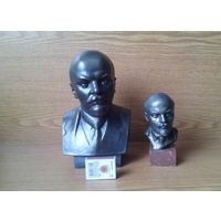 Два бюста В.И.Ленина. Ск.Завалов. Лениниана. (возможен обмен)