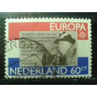 Нидерланды 1980 Европа, королева Вильгельмина