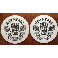 Подставка под пиво Hop Heads Ale Browar No 1