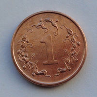 Зимбабве 1 цент. 1989