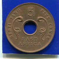 Британская Восточная Африка 5 центов 1964