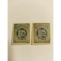 Германия 1920 марка госслужб  1м