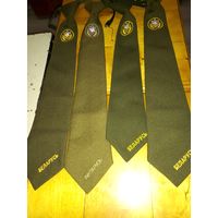 Военный галстук Белорусь 4 штуки.