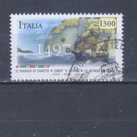 [1199] Италия 1997. Корабль.Парусник. Одиночный выпуск. Гашеная марка.