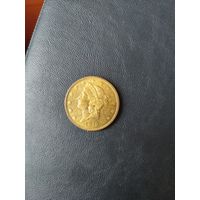 20 долларов 1879 г. Копия