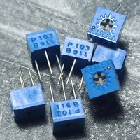 10 кОм ((Цена за 5 шт)) 103 потенциометр. подстроечный резистор, переменный 10к 10ком. 3362p