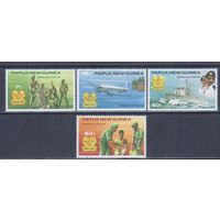[854] Папуа-Новая Гвинея 1981. Армия.Униформа.Самолет.Корабль. СЕРИЯ MNH. Кат.2 е.