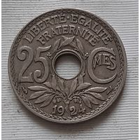 25 сантимов 1924 г. Франция