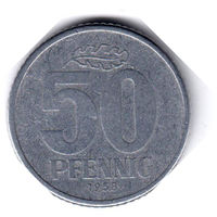ГДР. 50 пфеннигов. 1958 г.