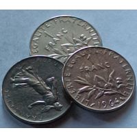 Франция. 1 франк 1964 года.