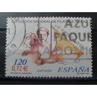Испания 2001 Нац. юношеская фил. выставка Михель-0,8 евро гаш