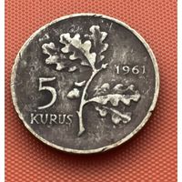 125-18 Турция, 5 курушей 1961 г.