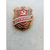 ЗНАЧОК СССР-ДРУЖИННИК