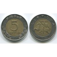 Литва. 5 литов (2009)