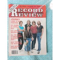 Журнал Record Review, США, 1983 год, апрель.