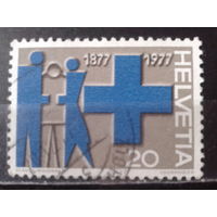Швейцария 1977 100 лет Синему кресту (борьба с алкоголем)