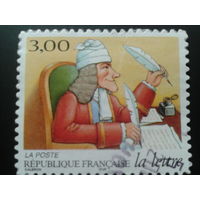 Франция 1998 почта, письмо