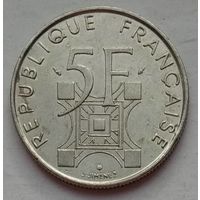 Франция 5 франков 1989 г. 100 лет Эйфелевой башне