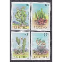 1986 Лесото 560-563 Цветы - Кактусы 10,00 евро