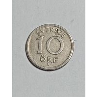 Швеция 10 эре 1946 года .