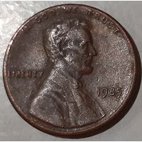 США 1 цент, 1985 Lincoln Cent Без отметки монетного двора (14-20-42)