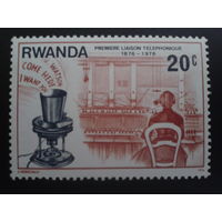 Руанда 1976 100 лет телефону