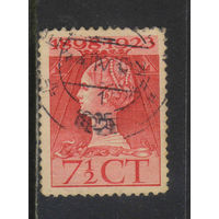 Нидерланды 1923 Вильгельмина 25 летие коронации #125С