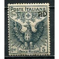 Королевство Италия - 1915/1916 - Надпечатка нового номинала 20С на 15С+5С - [Mi.123] - 1 марка. MH.  (Лот 51EL)-T2P18