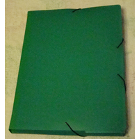 Пластиковая  папка  для  бумаг зеленая (13)