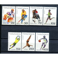 Танзания - 1993г. - Спорт - полная серия, MNH [Mi 1467-1473] - 7 марок