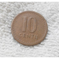 10 центов 1991 Литва #04