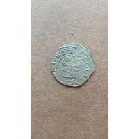Ливония монета солид 1653 год. Прибалтийские владения Швеции, Кристина Августа Ваза (1632-1654).