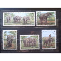 Вьетнам 1986 Слоны
