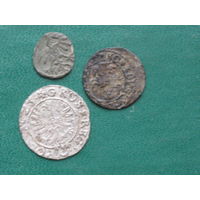 Три монеты 16 и 17 века