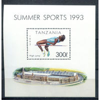 Танзания - 1993г. - Спорт - полная серия, MNH [Mi bl. 212] - 1 блок